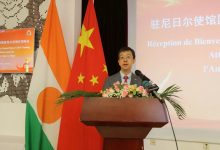 驻尼日尔大使蒋烽为首任国防武官陈叙铭大校举办到任招待会-中非友好经贸发展工作委员会