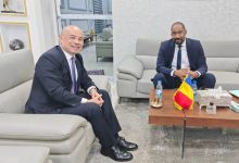 驻乍得大使王晰宁拜会乍新任公安部部长阿哈巴彻-中非友好经贸发展工作委员会