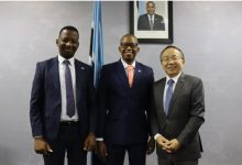 驻博茨瓦纳大使拜会博贸易与创业部长恩齐马和副部长马托奥特-中非友好经贸发展工作委员会