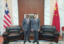 驻利比里亚大使会见利交通部长泰勒-中非友好经贸发展工作委员会