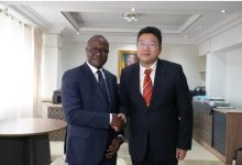 驻加蓬大使会见加新任高教部长曼布拉-中非友好经贸发展工作委员会