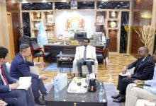 驻索马里大使会见索通讯部长穆罕默-中非友好经贸发展工作委员会